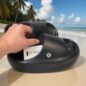 Lululemon Restfeel Slides Black Women’s US 8.5 & 7.5 Comfort Sandals